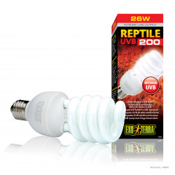 Лампа Exo Terra Reptile UVB 200 для рептилий, 26 Вт