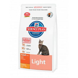 Корм Hill's SP Feline Adult Light, для поддержания идеального веса, с курицей фото