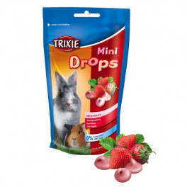 Витамины Trixie Mini drops для грызунов, с клубникой 75г фото