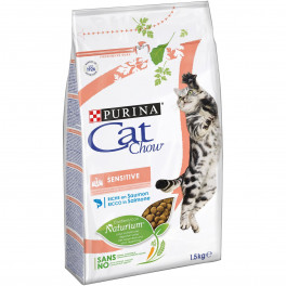 Корм Purina Cat Chow Sensitive для кошек с чувствительным пищеварением, 15кг  12251717 фото
