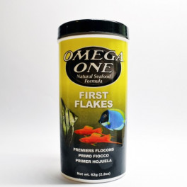 Корм для рыб Omega One First Flakes 1441, 62 г фото