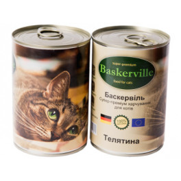 Консервы для котов Baskerville телятина фото