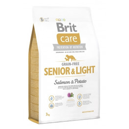 Корм для пожилых собак Brit Care GF Senior Light Salmon & Potato  фото