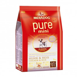 Сухой корм для взрослых собак малых пород Meradog Pure Mini Adult Chicken & Rice фото
