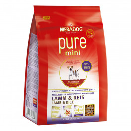 Сухой корм для взрослых собак малых пород Meradog Pure Mini Lamb & Rice фото