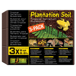 Наполнитель EXO TERRA "Plantation Soil" для террариума, 3х8,8л фото