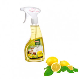 Cпрей с запахом лимона для мытья клетки грызунов clean spray lemon Karlie-Flamingo , 500 мл фото