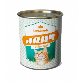 Консервы Luncheon Ланч с индейкой для кошек, 360 г фото