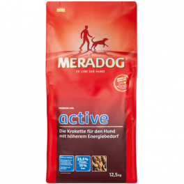 Корм Meradog Active для взрослых собак с повышенной активностью, 12,5 кг фото