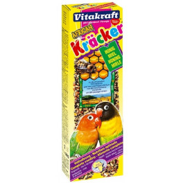 Крекер для африканских попугаев Vitakraft, с медом, 2 шт фото