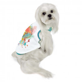 Борцовка Pet Fashion для собак Тропик фламинго фото