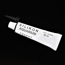 Клей для аквариума Silikon Aquarium Klej 60 мл, черный фото