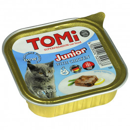 Консервы для котят TOMi, с курицей, 0,1кг фото