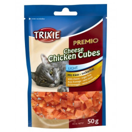 Лакомство Trixie PREMIO Cheese Chicken Cubes для кошек, 50г  фото