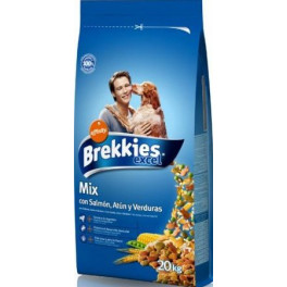 Корм Brekkies Excel Mix Fish премиум класса для взрослых собак  фото