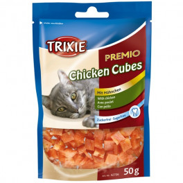 Лакомство для кошек Trixie PREMIO Chicken Cubes, куриные кубики, 50г фото