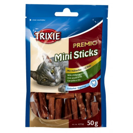 Лакомство для кошек Trixie Premio Mini Sticks, курица/рис, 50г фото
