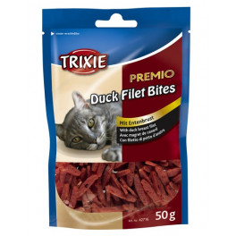 Лакомство для кошки Trixie Premio Duck Filet Bites, филе утки сушеное, 50г фото