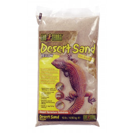 Песок желтый для рептилий, Desert Sand Yellow 4.5 кг. фото