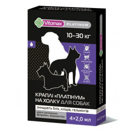 Капли на холку Vitomax Platinum для собак крупных пород фото
