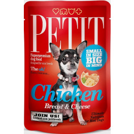 Консервы для собак Brit Petit Pouch Куриная грудка и Сыр, 80 г фото