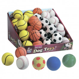 Игрушка для собак резиновый мяч спонжбол Karlie-Flamingo spongeball sport, 6 см фото