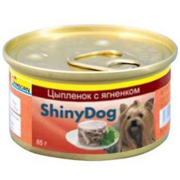 Консервы Gimborn Shiny Dog для собак, с курицей и ягненком, 85г фото