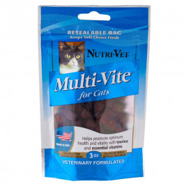 Витамины Nutri-Vet Мульти-Вит, для котов, 70гр фото