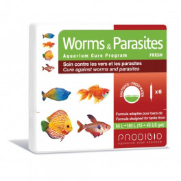 Средство Prodibio Worms & Parasites Fresh для пресноводных аквариумов, 6 ампул фото