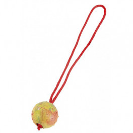 Резиновый мяч Sprenger с ручкой для собак, 7.5 см фото
