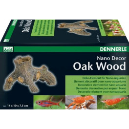 Керамическая дубовая коряга Dennerle Nano Decor Oak Wood, 14,0 х 10,0 х 7,5 см фото