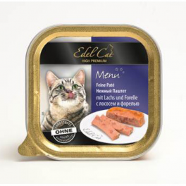 Консервы для кошек Edel Cat паштет лосось и форель, 100 г  фото