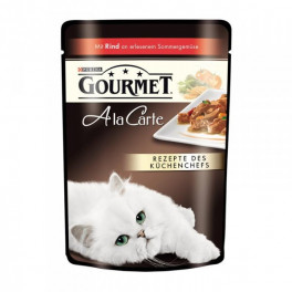 Консервы для кошек Gourmet A la Carte телятина в подливе, 85г фото