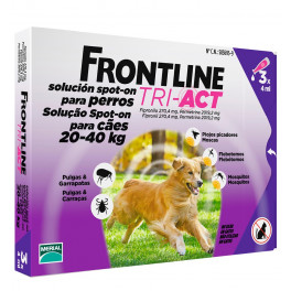 Фронтлайн Три-Акт капли от блох для собак весом 20-40кг, L, 1 пипетка фото