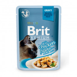Консервы для кошек Brit Premium Cat pouch филе курицы в соусе, 85 г фото
