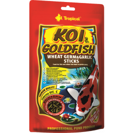 Tropical KOI&Goldfish Wheat Germ&Garlic Sticks- корм для рыб фото