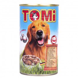 Консервы для собак Tomi, 5 видов мяса, банка, 0.4кг фото