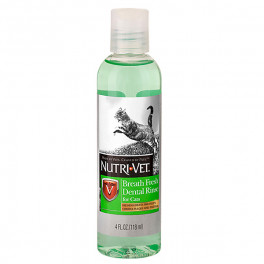 Жидкость для кошек Nutri-Vet Breath Fresh для гигиены пасти, 118мл  фото