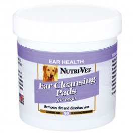 Влажные салфетки Nutri-Vet Чистые уши, для собак, 90шт фото