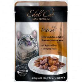 Консервы для кошек Edel Cat pouch курица и утка в желе, 100 г фото