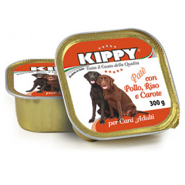 Консервы KIPPY Dog для собак с курицей, рисом и морковью 300г фото