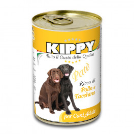 Консервы KIPPY Dog паштет для собак с курицей и индейкой 400 г фото