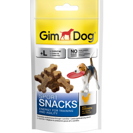 Лакомства GimDog Sport Snacks для энергичных собак, с курицей фото