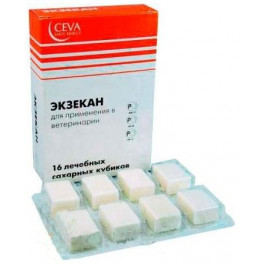 Экзекан, упаковка 16 сахарных кубиков фото