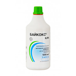 Раствор Bayer Байкокс 2,5% для орального применения, 1л фото