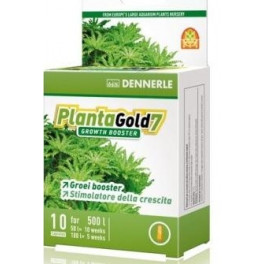 Стимулятор роста Dennerle PlantaGold 7 для всех аквариумных растений в капсулах, 10 шт, на 500л фото