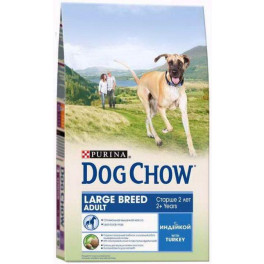 Корм для собак Dog Chow Large Breed с индейкой, 14кг фото