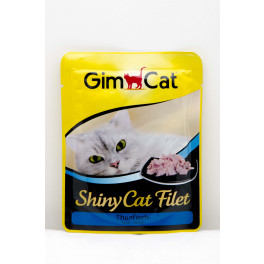 Консервы для кошек Gimpet Shiny Cat pouch, с тунцом, 70г фото