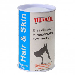 Витаминно - минеральный комплекс для собак и кошек VitamAll Hair&Skin, 200 г фото