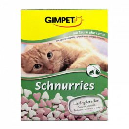 Витамины-сердечки Gimpet Schnurries для кошек, с ягненком фото